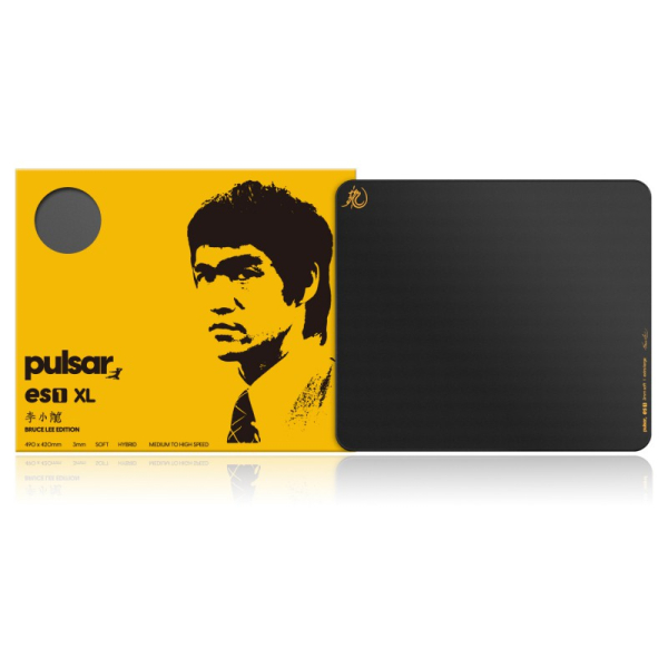 Купить Игровой коврик Pulsar ES1 Mousepad 3mm XL Bruce Lee Black